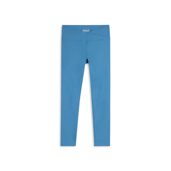 Legging 7/8 à taille classique effet cuir