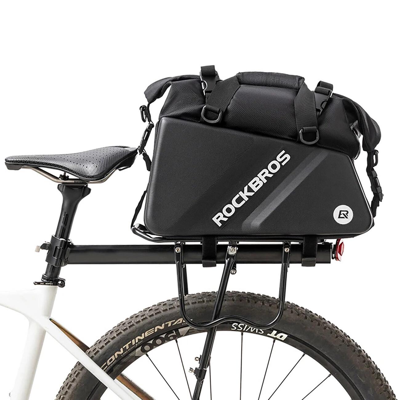 Alforja de bicicleta Rockbros para portaequipajes 11,6 L - Negro 2/7