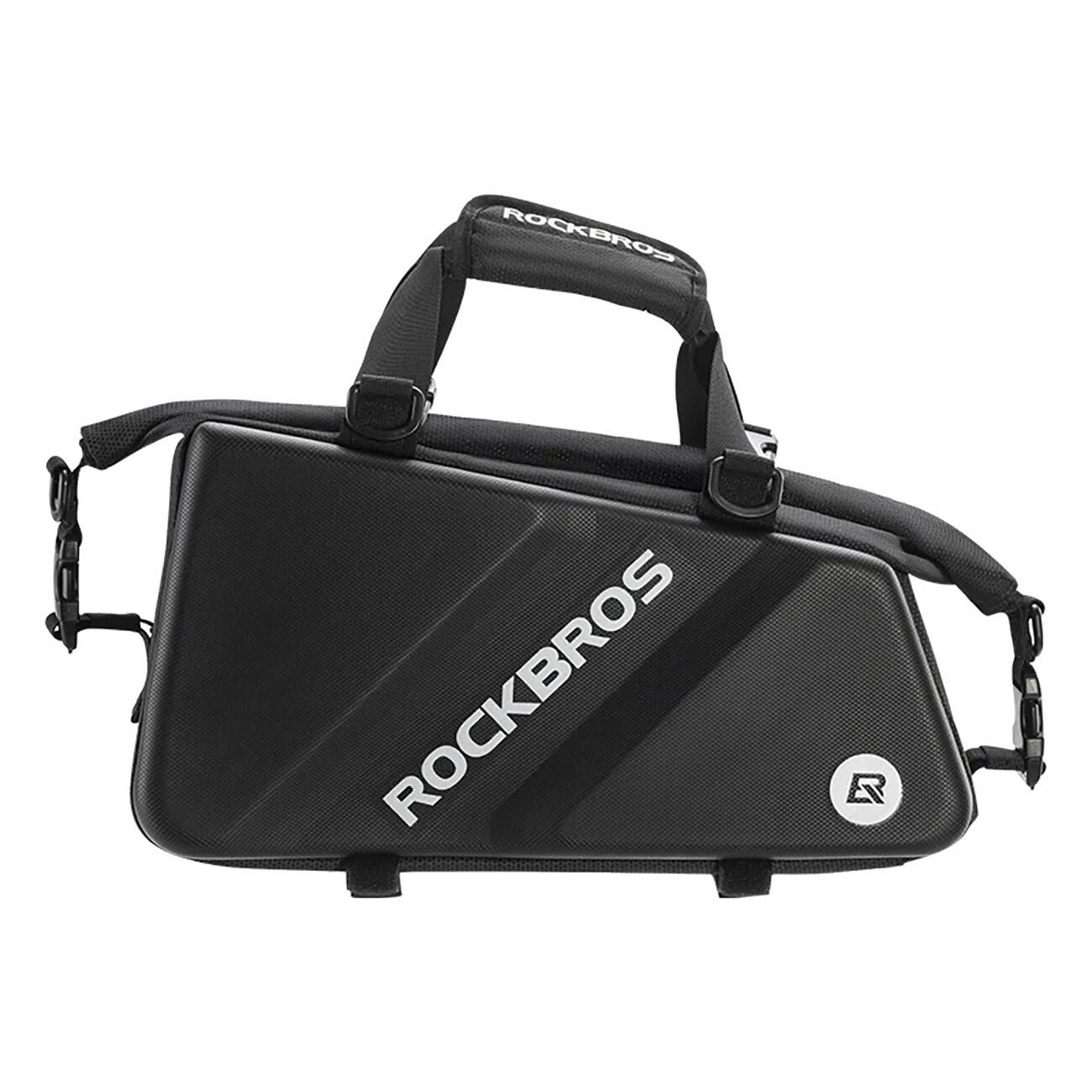 Alforja de bicicleta Rockbros para portaequipajes 11,6 L - Negro 1/7
