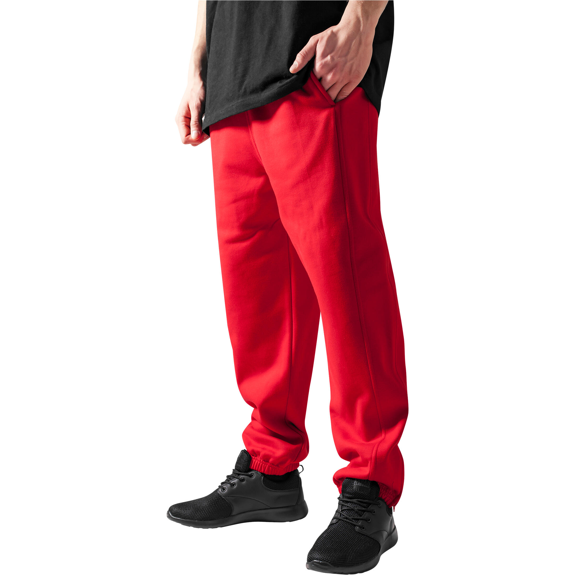 Urban Classics - Pantalon Grandes Tailles Urban Classic Basic - Pantalons - Rouge - Decathlon