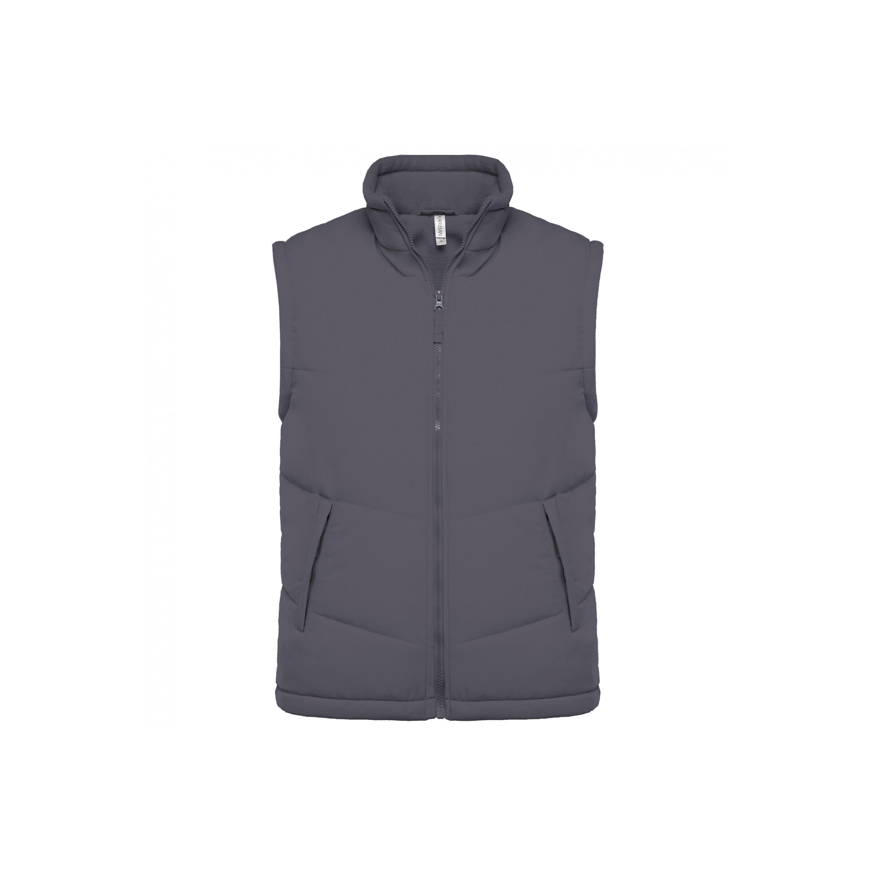 Kariban - Veste Sans Manches Doublé Polaire Kariban Warmer - Doudoune Synthétique - Gris - Decathlon