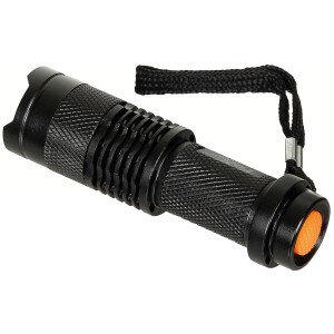 Zaklamp mini aluminium 300 lumen compact zwart 2/2