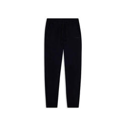 Pantalon en molleton de coton et modal avec le bas élastiqué