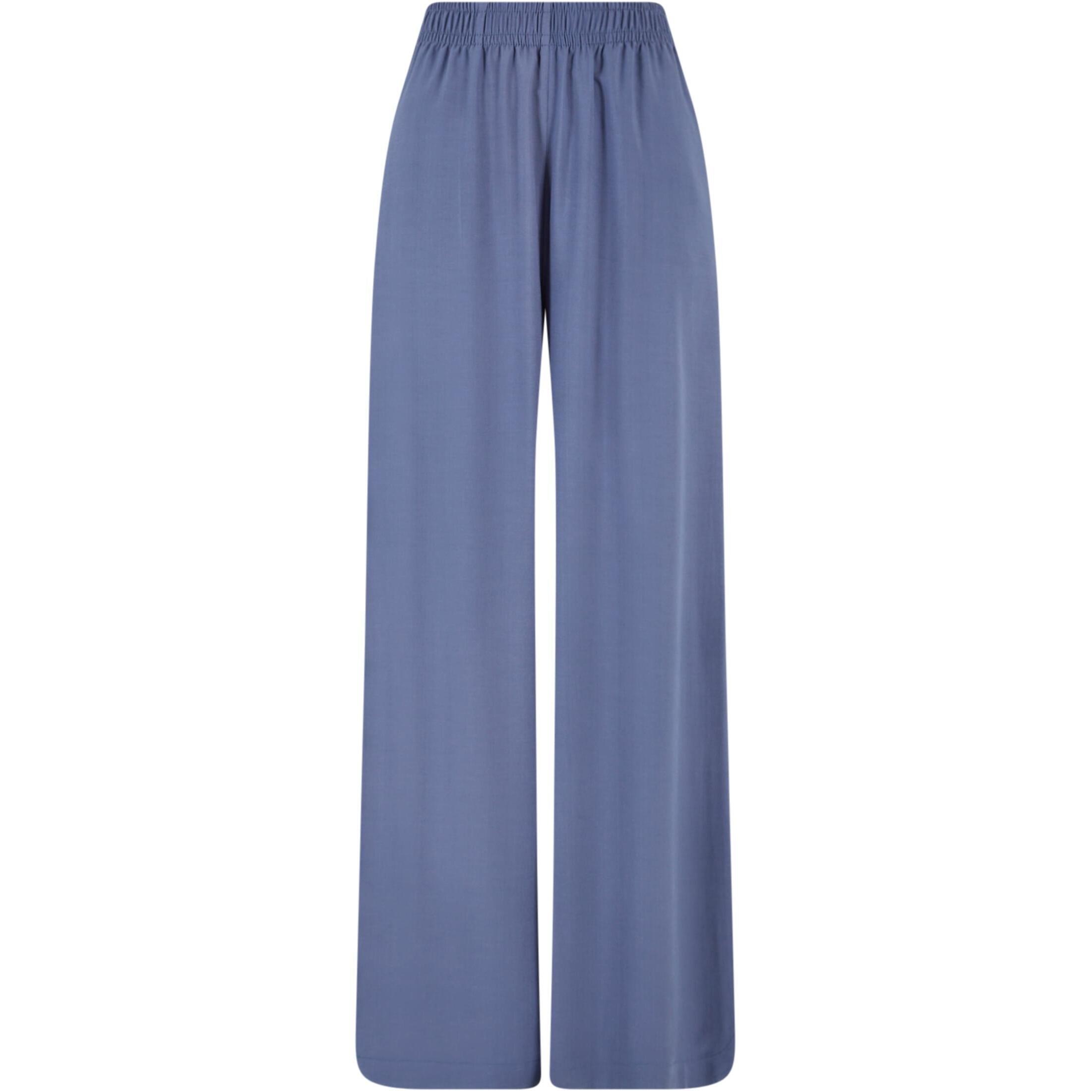 Urban Classics - Pantalon En Viscose À Jambe Large Femme Urban Classics - Pantalons - Bleu|turquoise - Decathlon