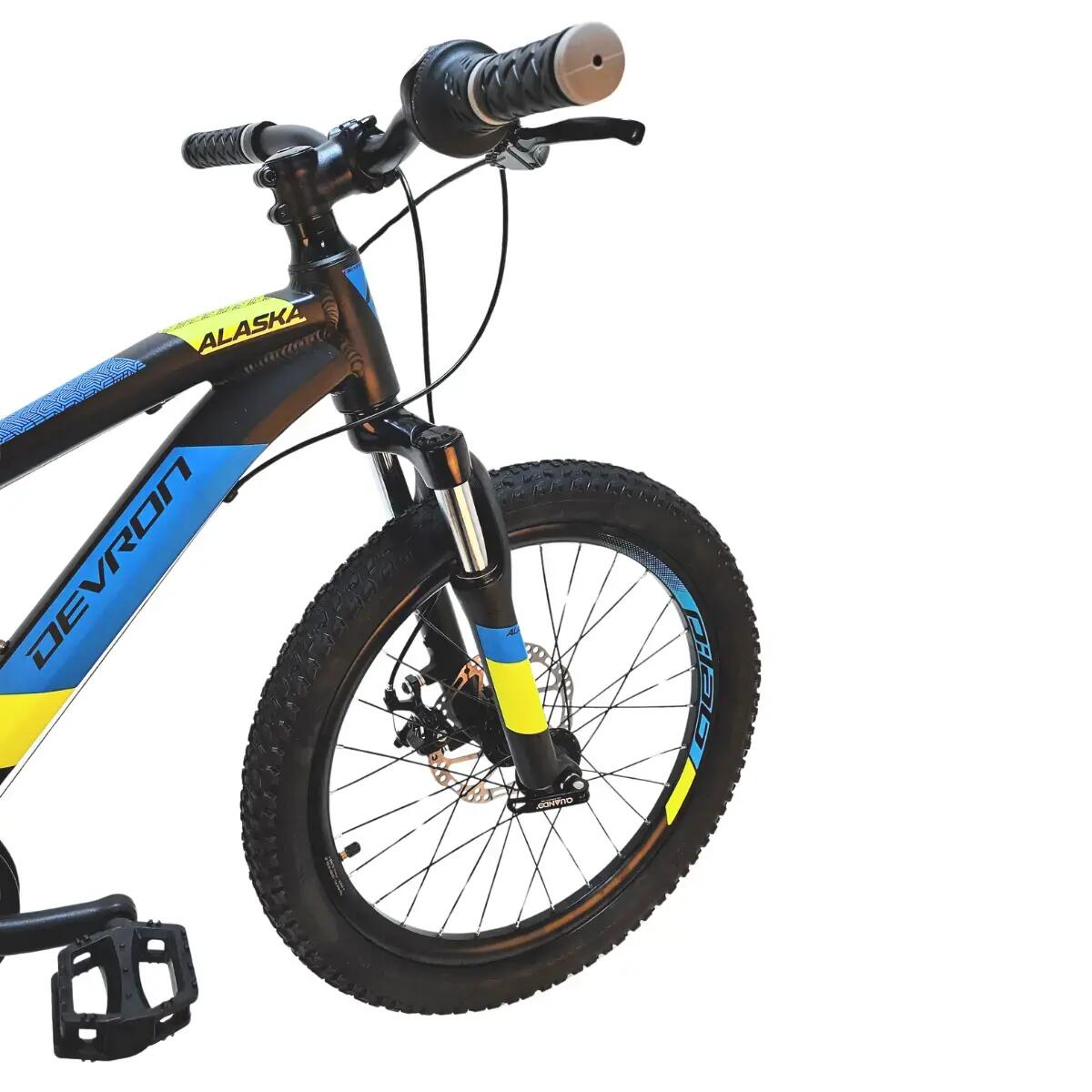 Bicicleta Copii Devron Alaska - 20 Inch, Negru-Albastru 5/7