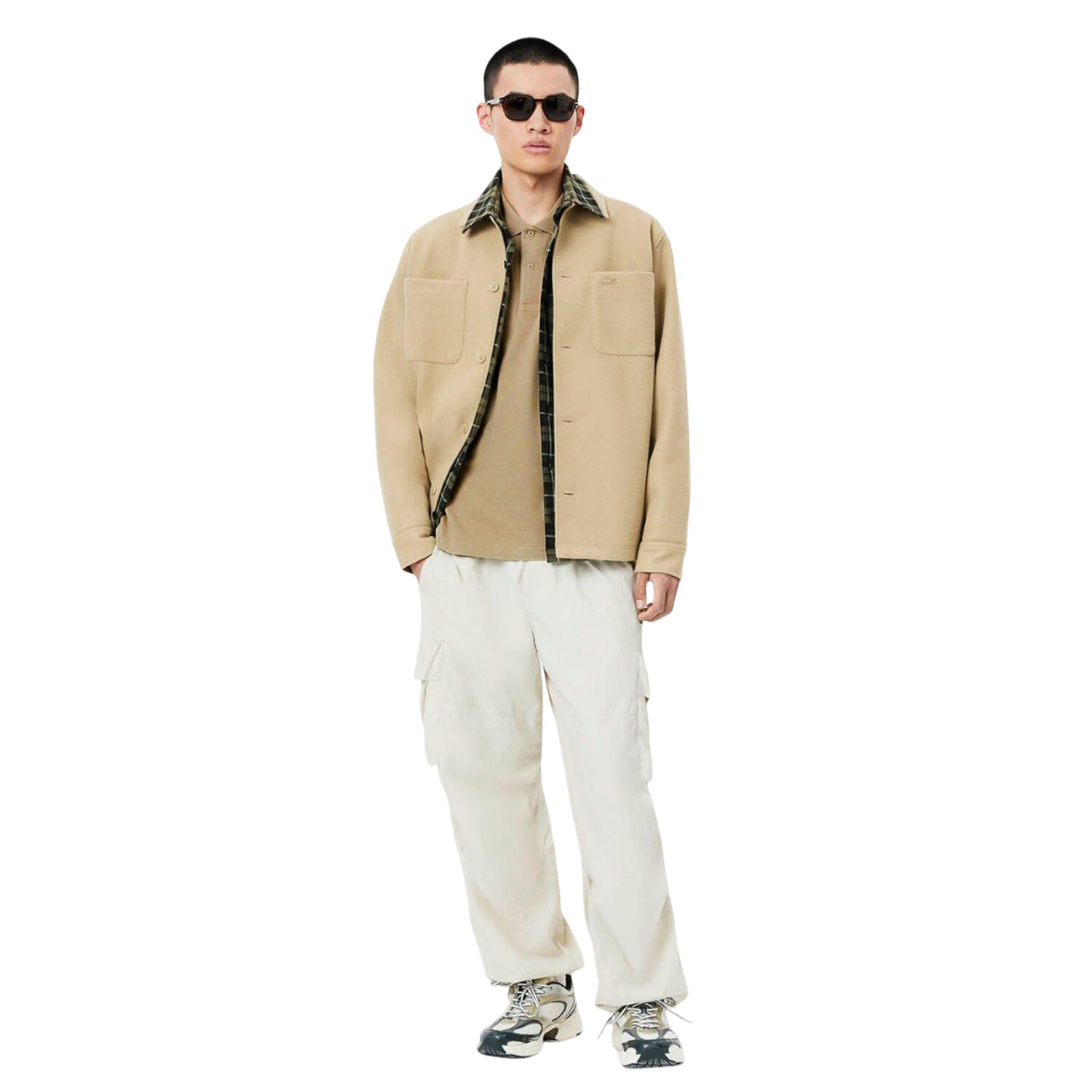 Unisex Adult Orginal L.12.12 Washed Classic Polo Shirt (Beige) 4/4