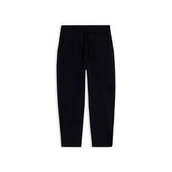 Pantalon court en molleton de coton teint à effet vintage