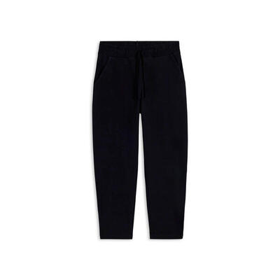 Pantaloni cropped in felpa di cotone tinto effetto vintage