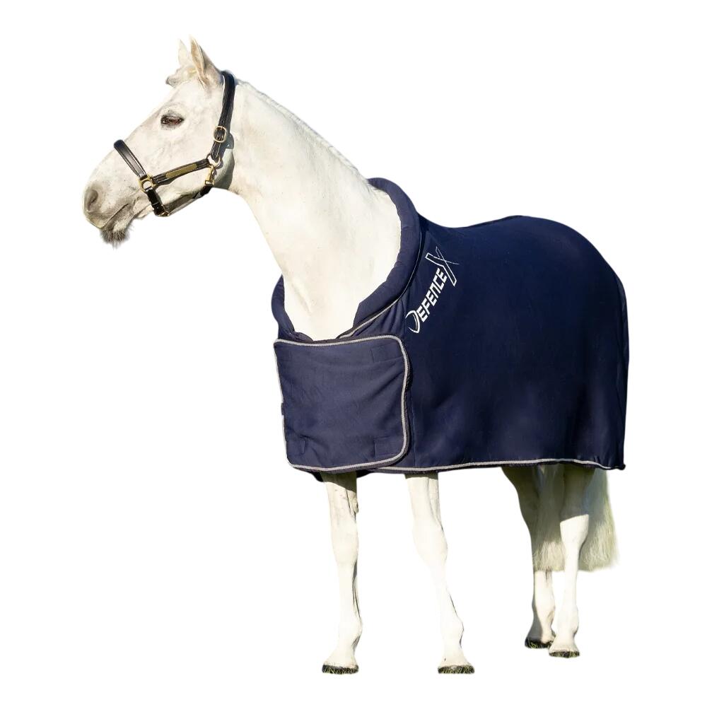 Chemise En Polaire Pour Chevaux DefenceX Shield Royal Elite StandardNeck (Bleu 3/3