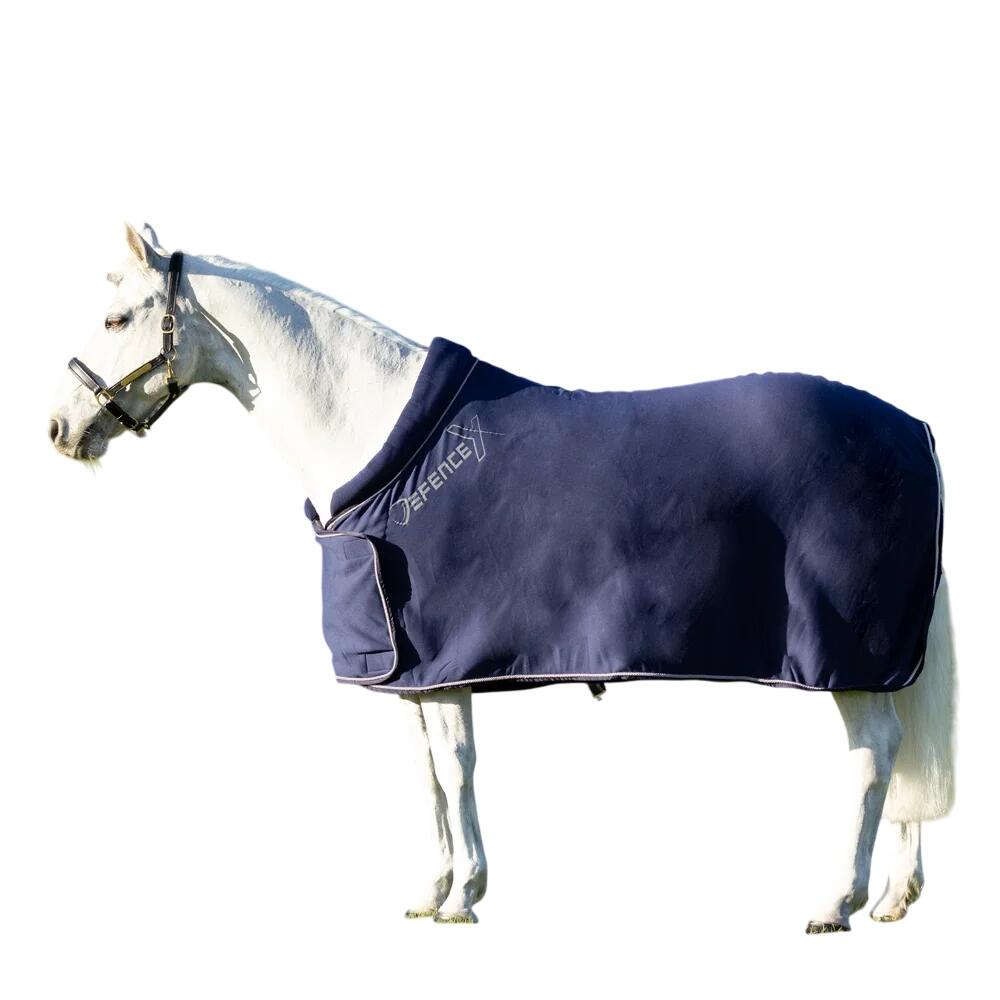 Chemise En Polaire Pour Chevaux DefenceX Shield Royal Elite StandardNeck (Bleu 1/3