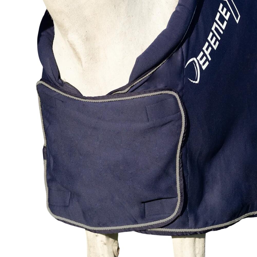 Chemise En Polaire Pour Chevaux DefenceX Shield Royal Elite StandardNeck (Bleu 2/3