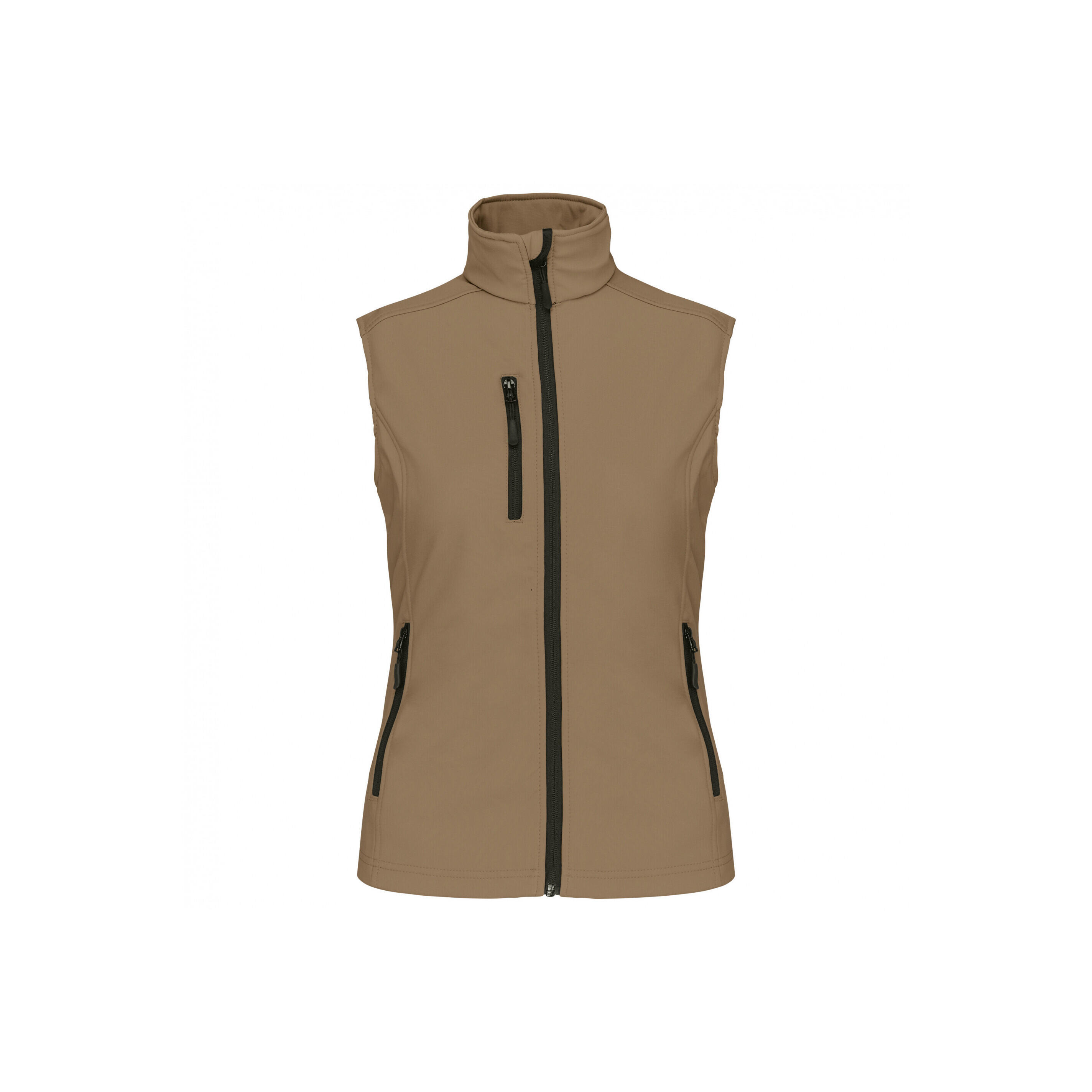 KARIBAN Dames softshell mouwloos jack Kariban
