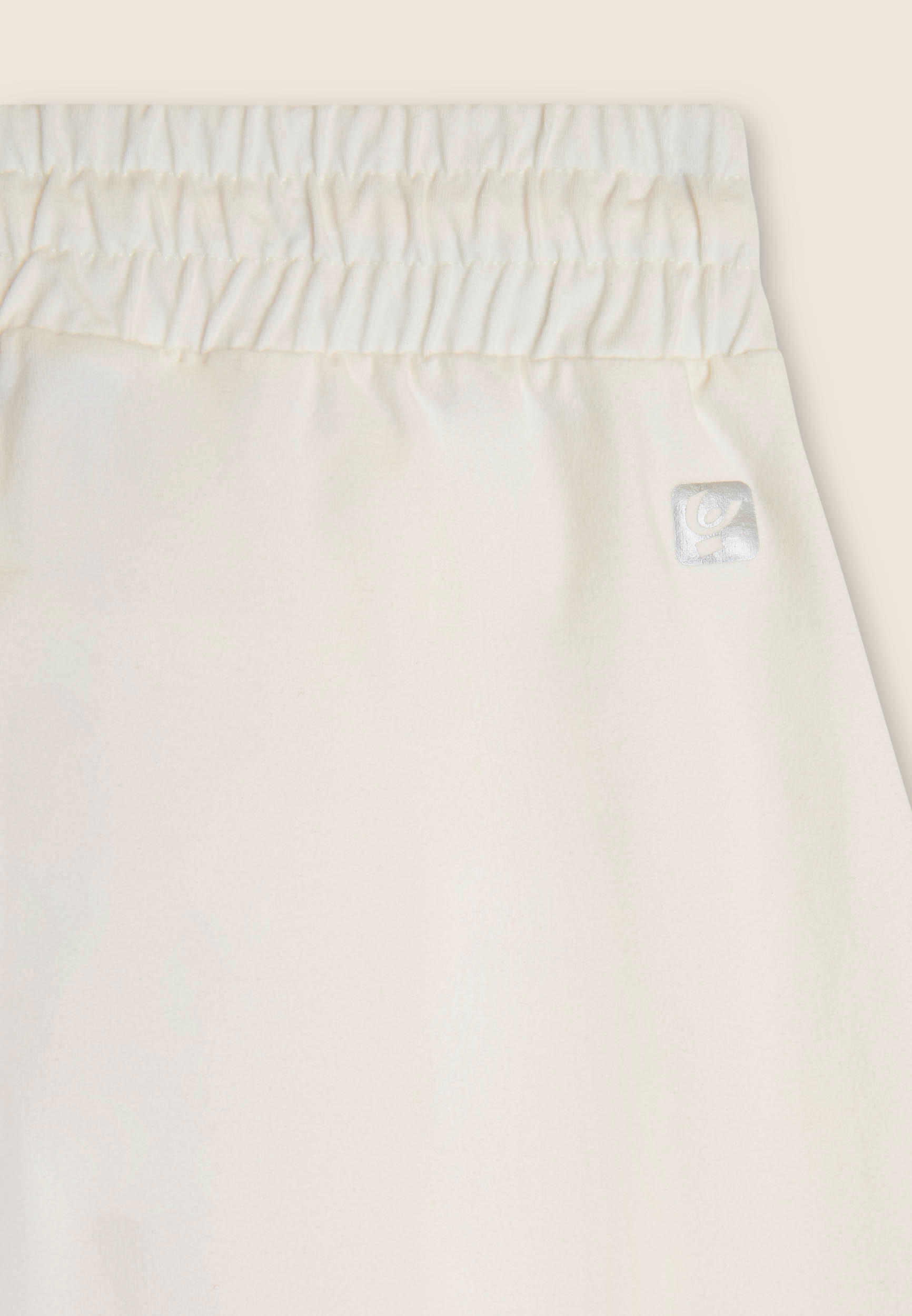 Pantalon court en molleton de coton teint à effet vintage 3/3