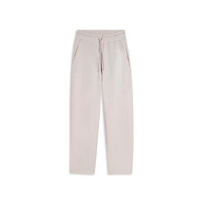 Pantaloni cropped in French Terry modal stretch tinto