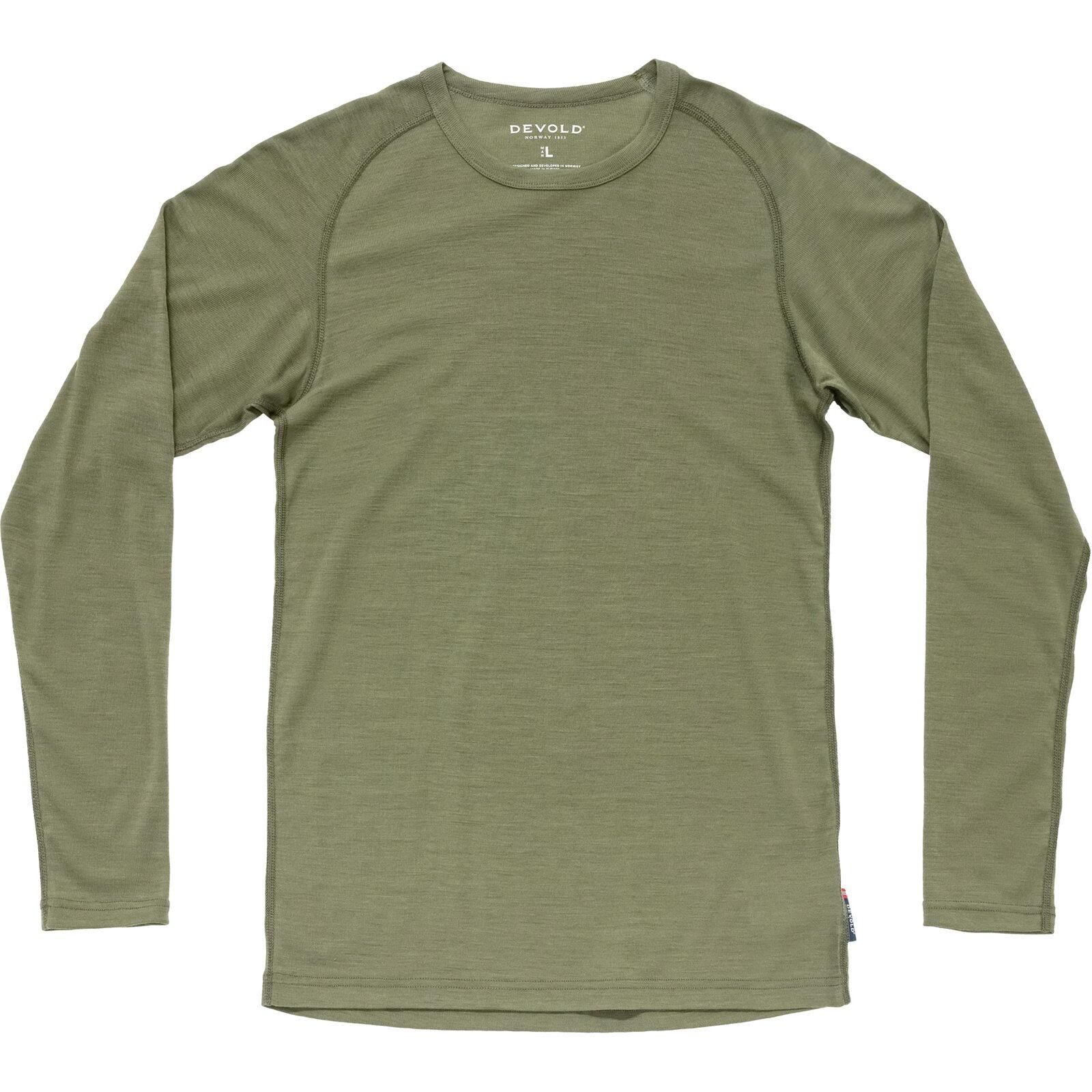 DEVOLD Langarm-Shirt Lauparen Merino 190 Base Shirt Man lichen