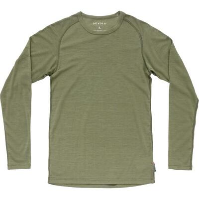 Langarm-Shirt Lauparen Merino 190 Base Shirt Man lichen