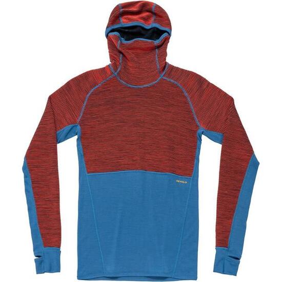 Funktionsshirt Tuvegga Merino Hoodie Man cayenne
