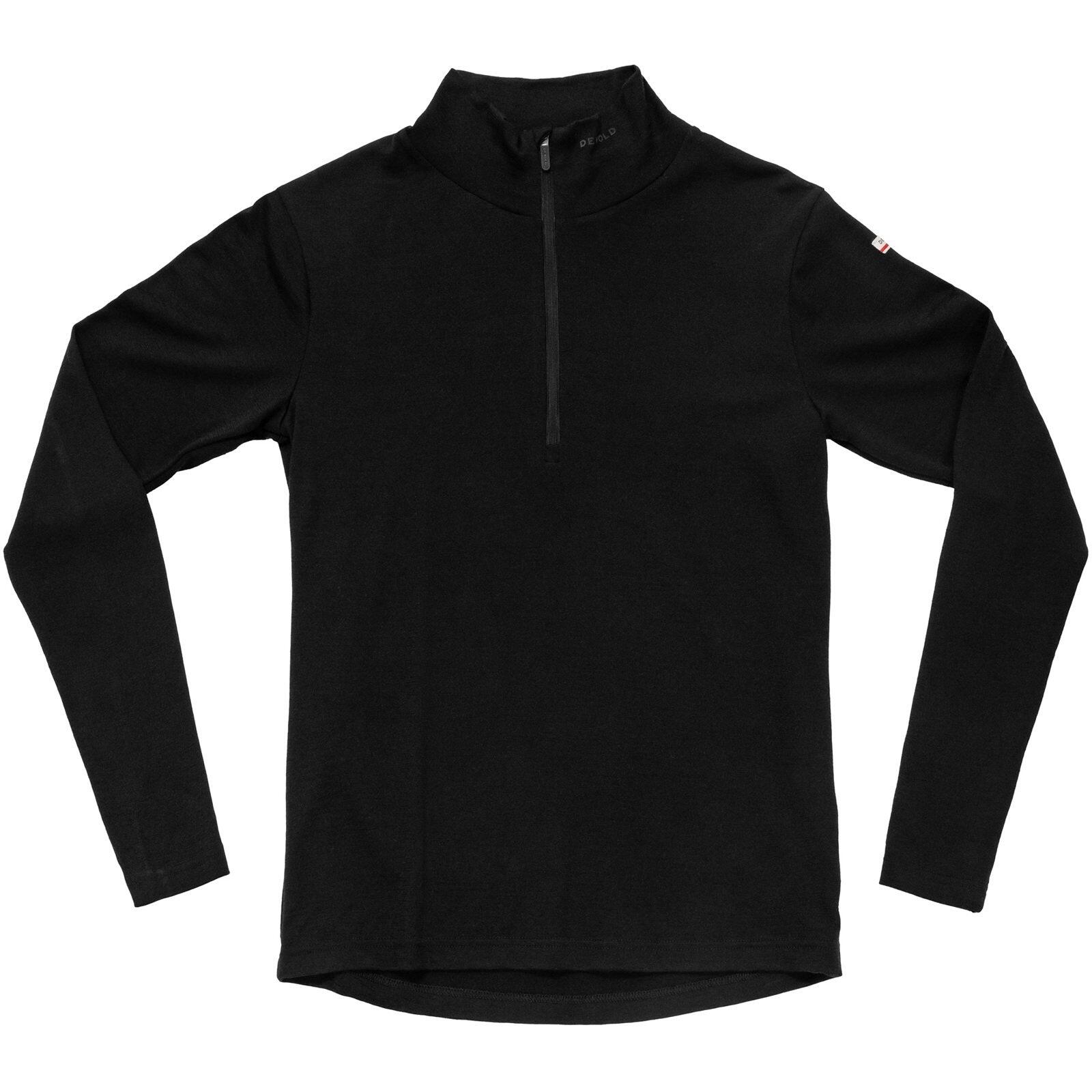 DEVOLD Funktionsshirt Breeze Plus Merino 200 Zip Neck Wmn black