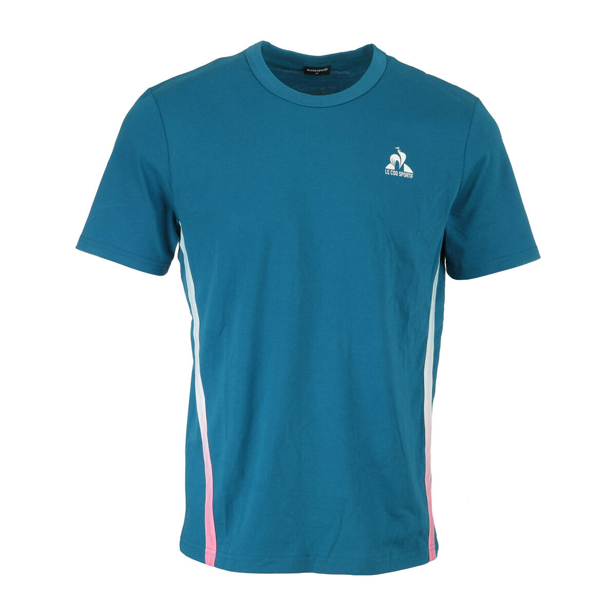 Le Coq Sportif - T-shirt Homme Bat Sp Tee Ss N2 - T-shirt Manches Courtes - Bleu - Decathlon