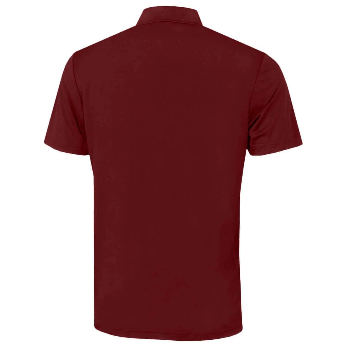 adidas Golf Mens Performance LC Polo Shirt - Core Burgundy Sport - S 2/6