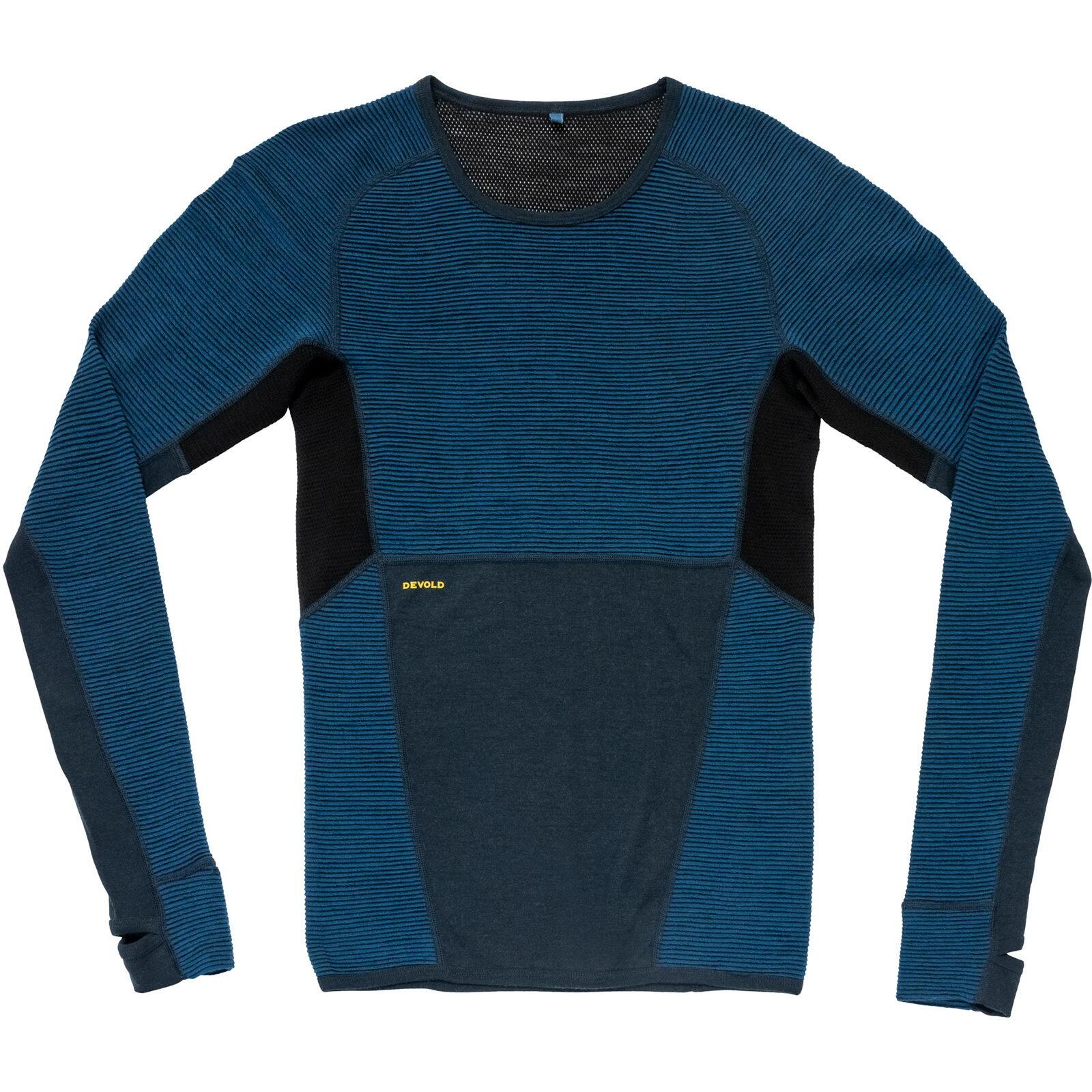 DEVOLD Funktionsshirt Tuvegga Merino Shirt Man flood