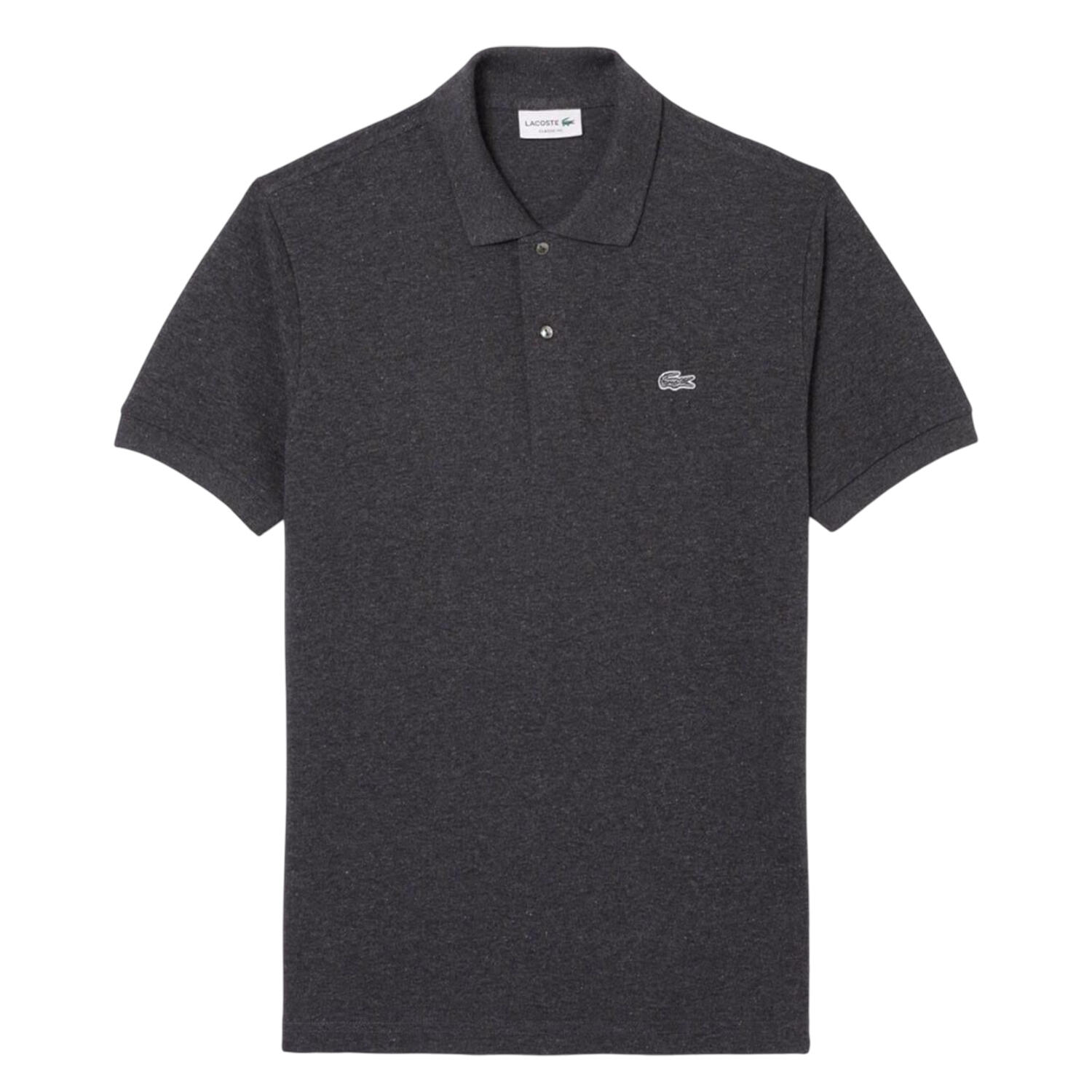 LACOSTE Mens L.12.12 Petit Pique Classic Polo Shirt (Black)