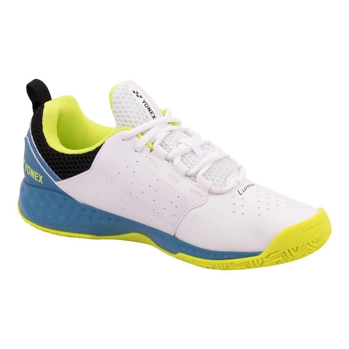 Mens Lumio 4 Tennis Shoes (White/Ocean Blue) 3/3