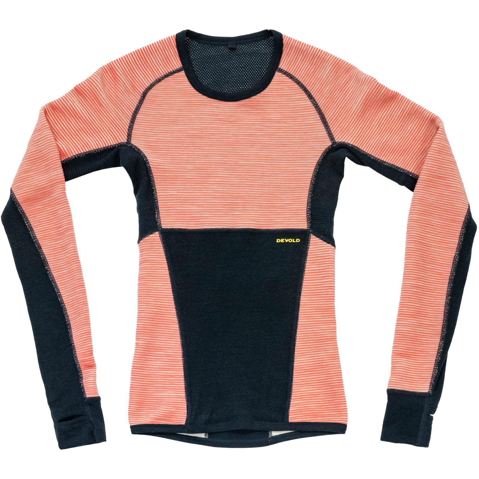 DEVOLD Funktionsshirt Tuvegga Merino Shirt Wmn coral