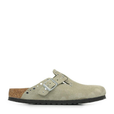 Clogs dames birkenstock boston rivet bruin