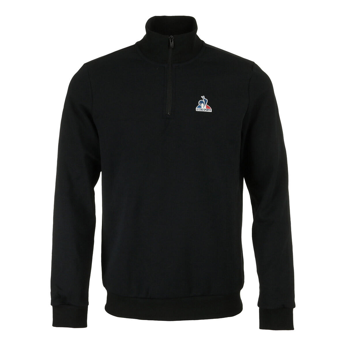 Le Coq Sportif - Pull Homme Ess Halfzip N1 - Pull - Noir - Decathlon
