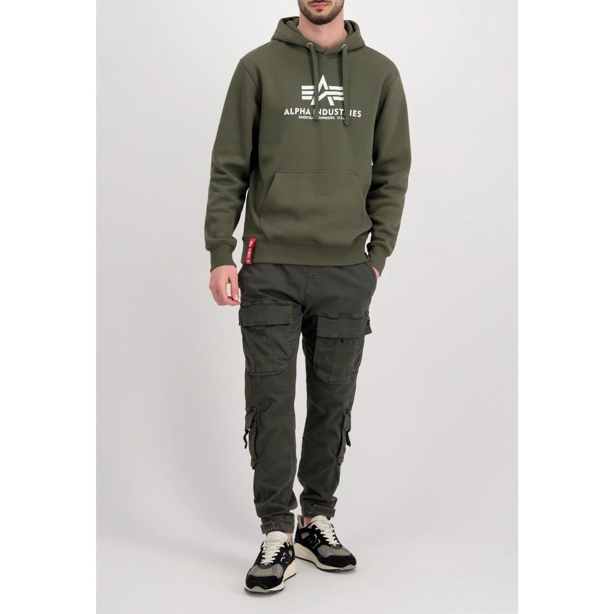 Alpha Industries Basic Hoody sportowa zielona (178312-257)