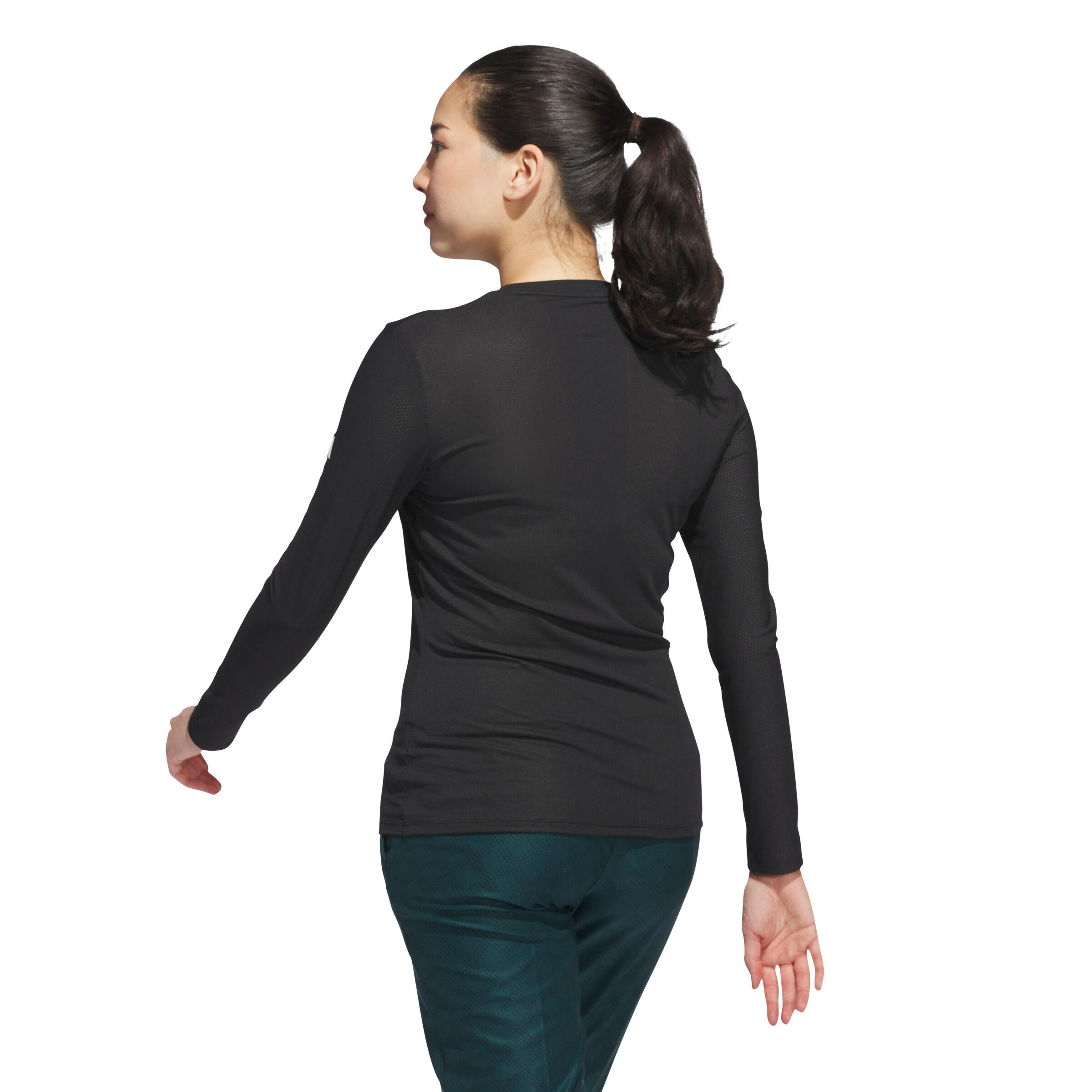 Drill top allenamento a maniche lunghe da donna adidas Ultimate365 3/7