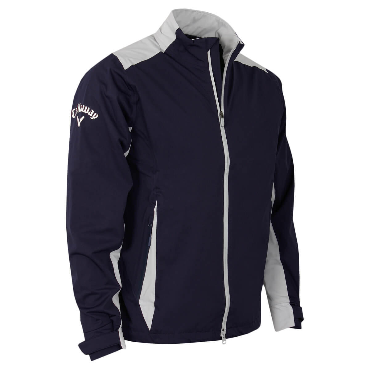 OBSIDIAN ゴルフ 4WAY STRETCH TAFFETA JACKET Callaway Golf Mens Ace Jacket - Peacoat/Pearl Blue - S | Decathlon