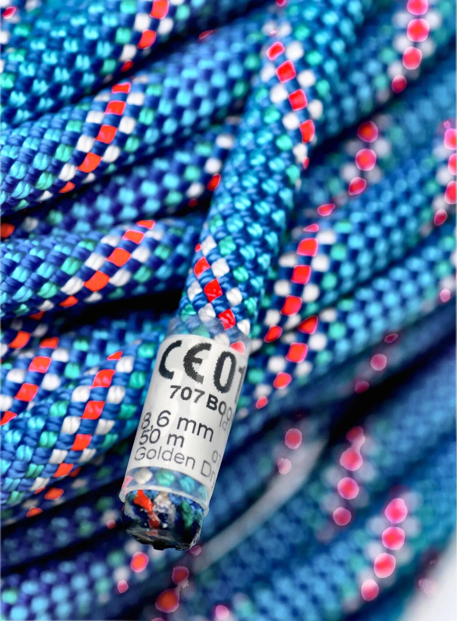 Lina dynamiczna Beal Cobra Unicore Golden Dry 8,6 mm 50 m - blue 6/6