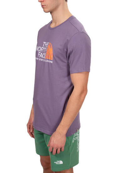 THE NORTH FACE T-SHIRT DA UOMO COLORE VIOLA Violet