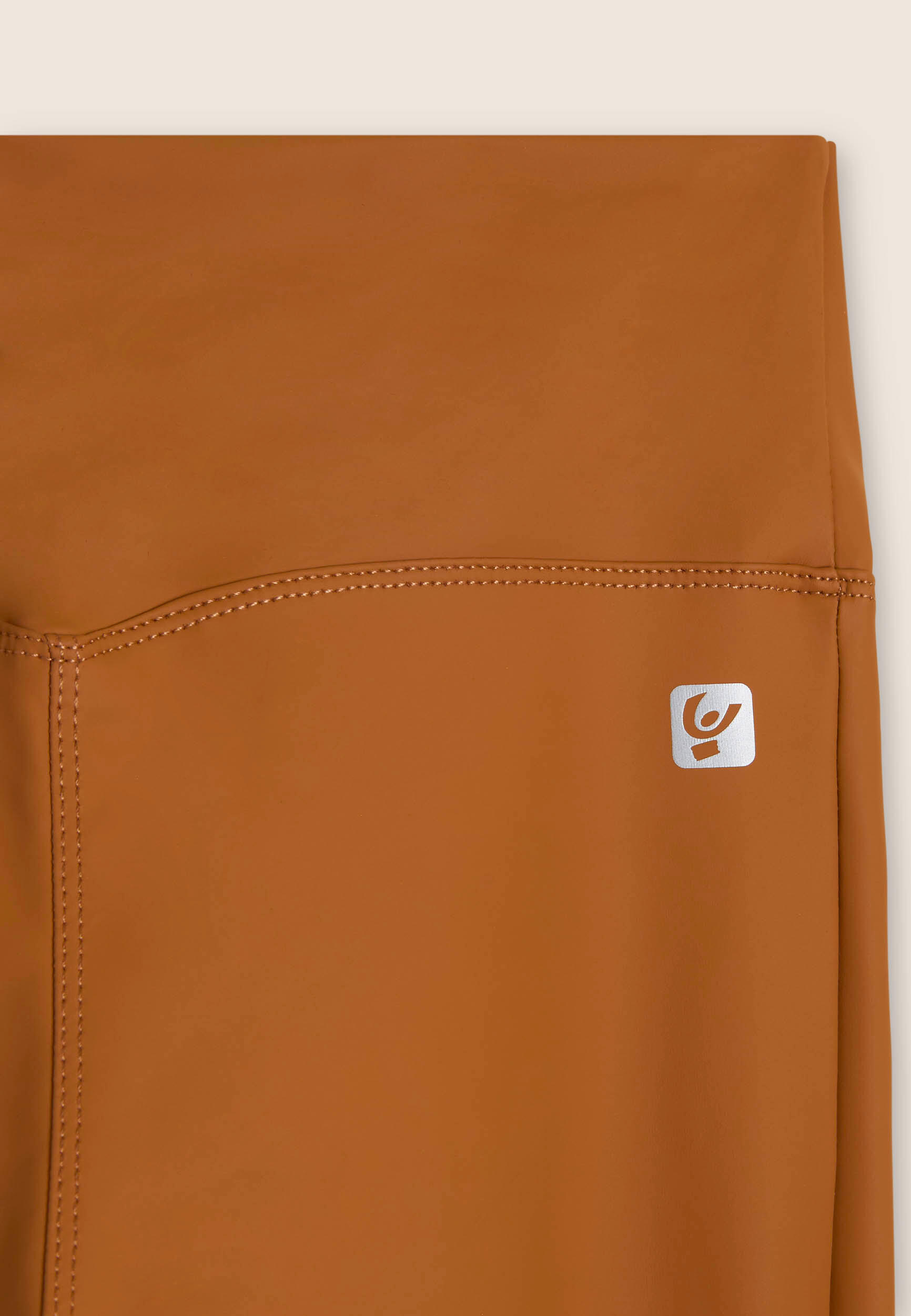 Legging 7/8 à taille classique effet cuir 3/3