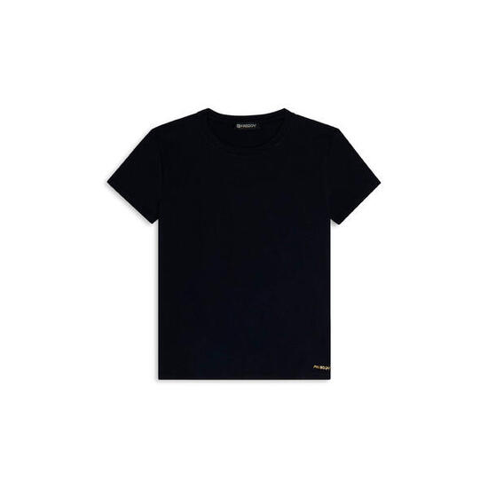 T-shirt in cotone stretch a maniche corte