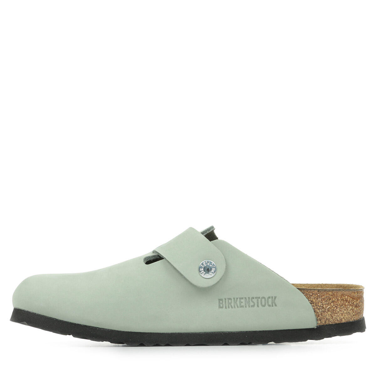 Ciabatta Donna BOSTON BIG BUCKLE Verde 4/4