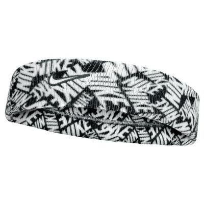 Fascia Per Capelli Swoosh Nike Classic Nero Bianco