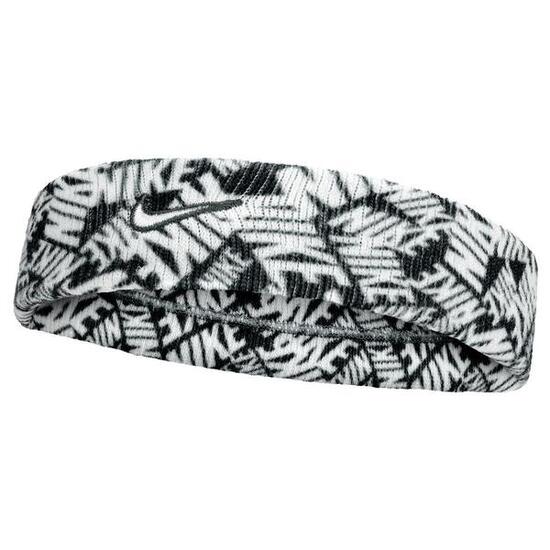 Fascia Per Capelli Swoosh Nike Classic Nero Bianco