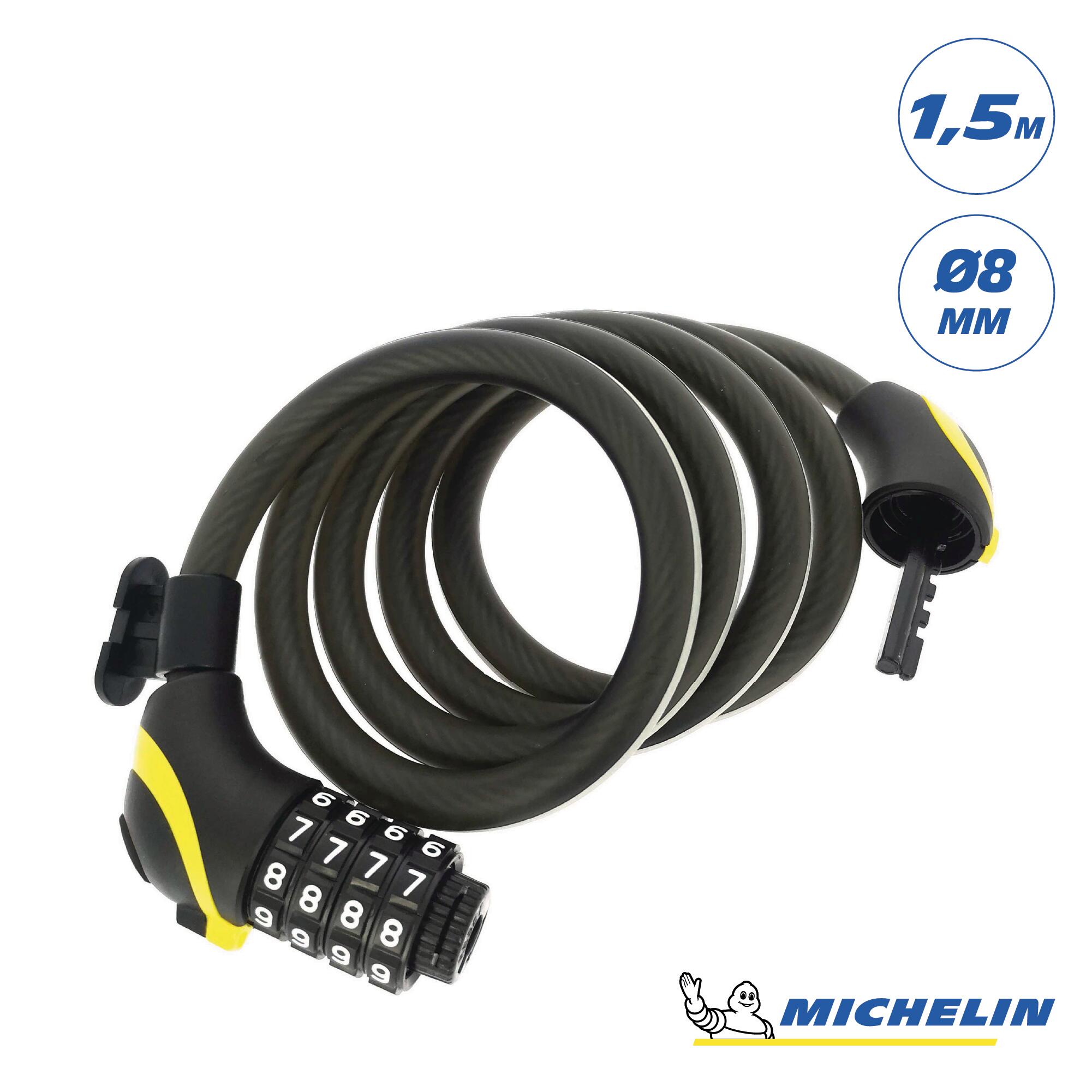 Antivol spirale à code LED 150cm 3/3