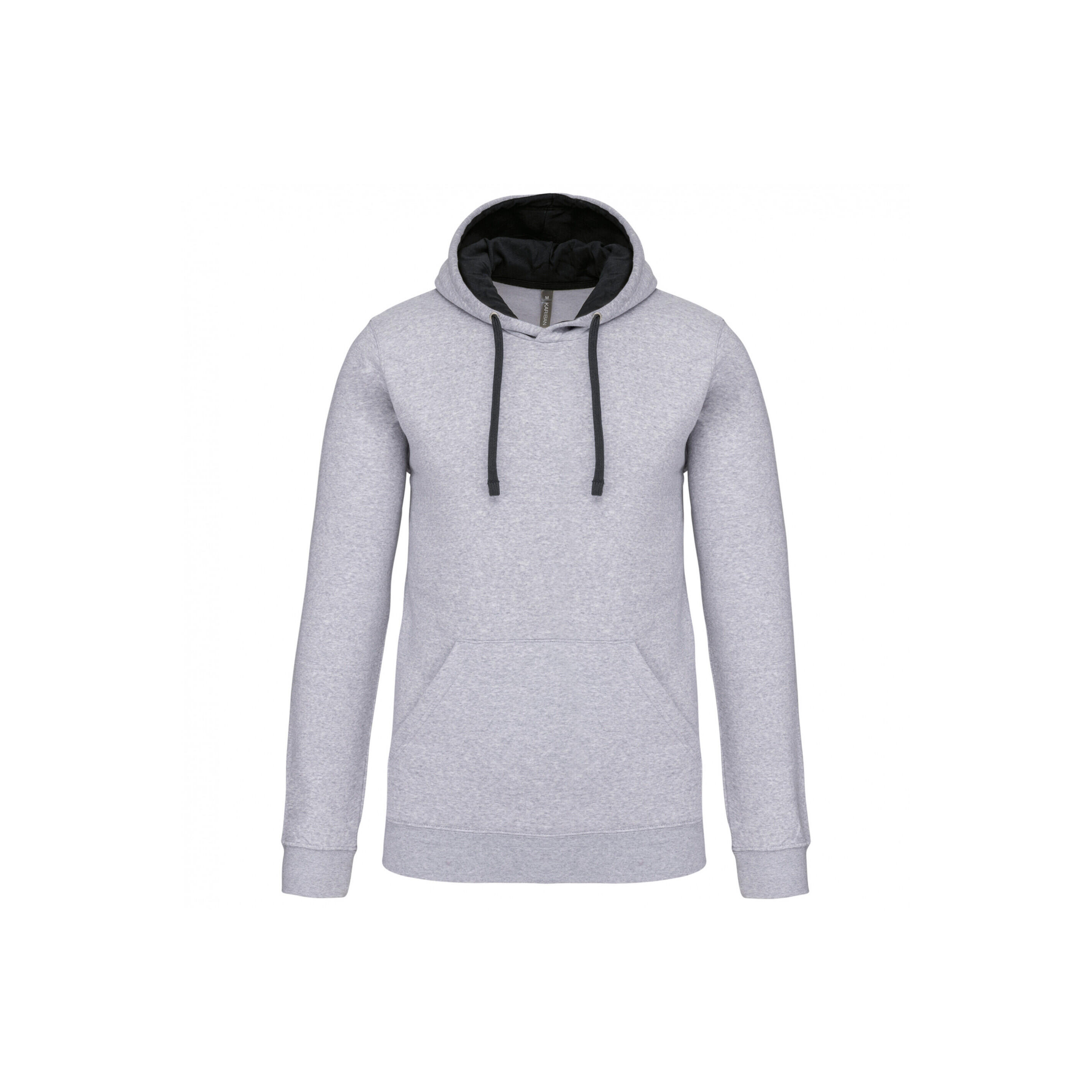 KARIBAN Felpa con cappuccio a contrasto Kariban