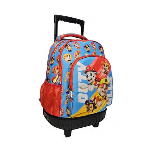 Rucsac tip troler cu bretele ajustabile si intarite, albastru, Grande, Paw Patro