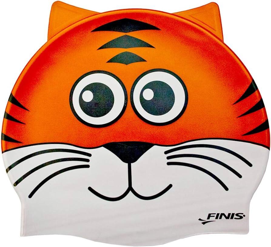 FINIS Badekappe Tierkopf Tiger