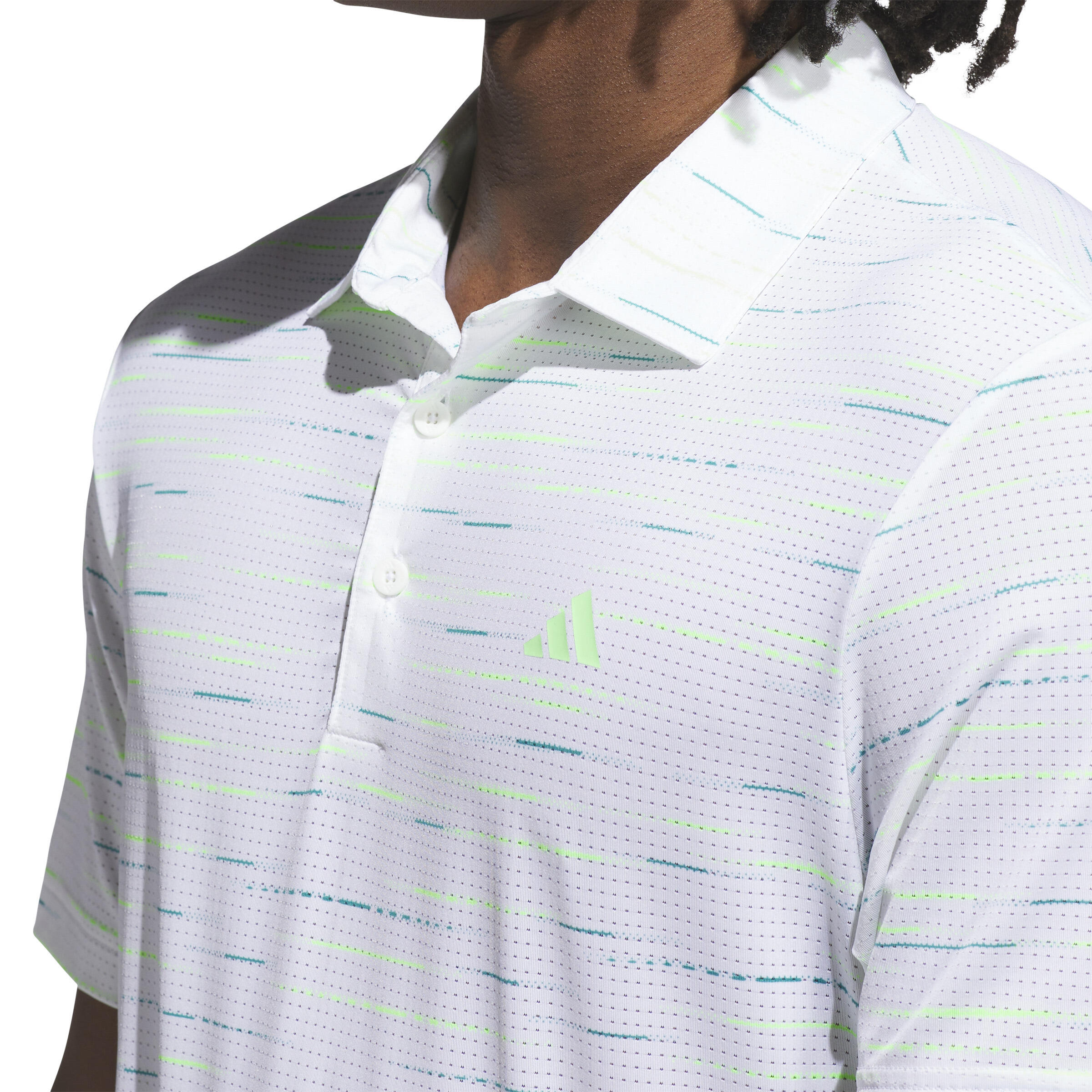 Ultimate365 Mesh Glimmer Print Polo Shirt 6/7