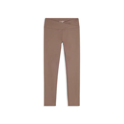 Legging 7/8 à taille classique effet cuir