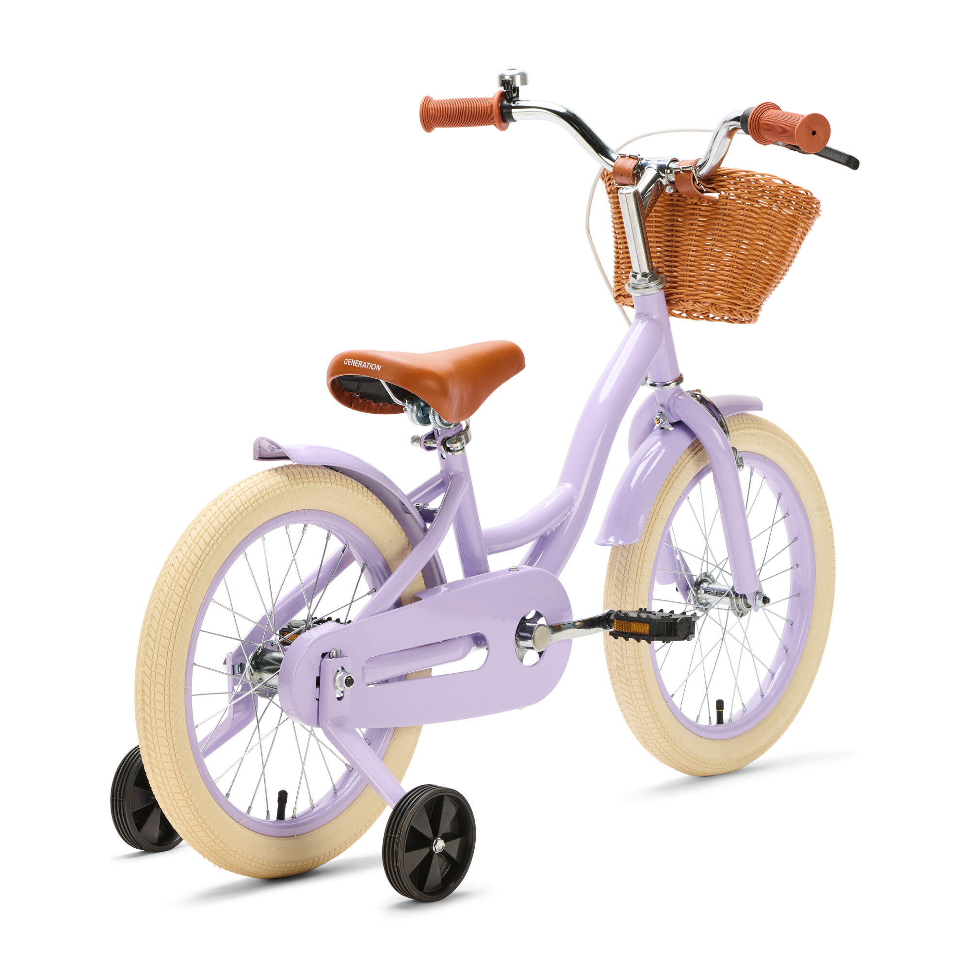 Generation Blanco 16 pouces Lilas - Vélo pour enfants avec panier 3/4