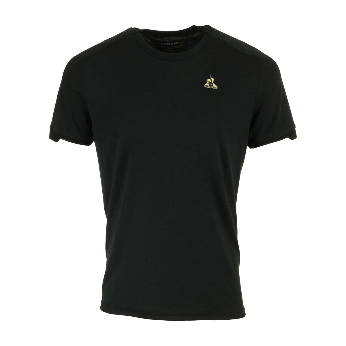 Le Coq Sportif - T-shirt Homme Coq D'Or Tee - T-shirt Manches Courtes - Noir - Decathlon