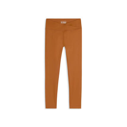 Legging 7/8 à taille classique effet cuir