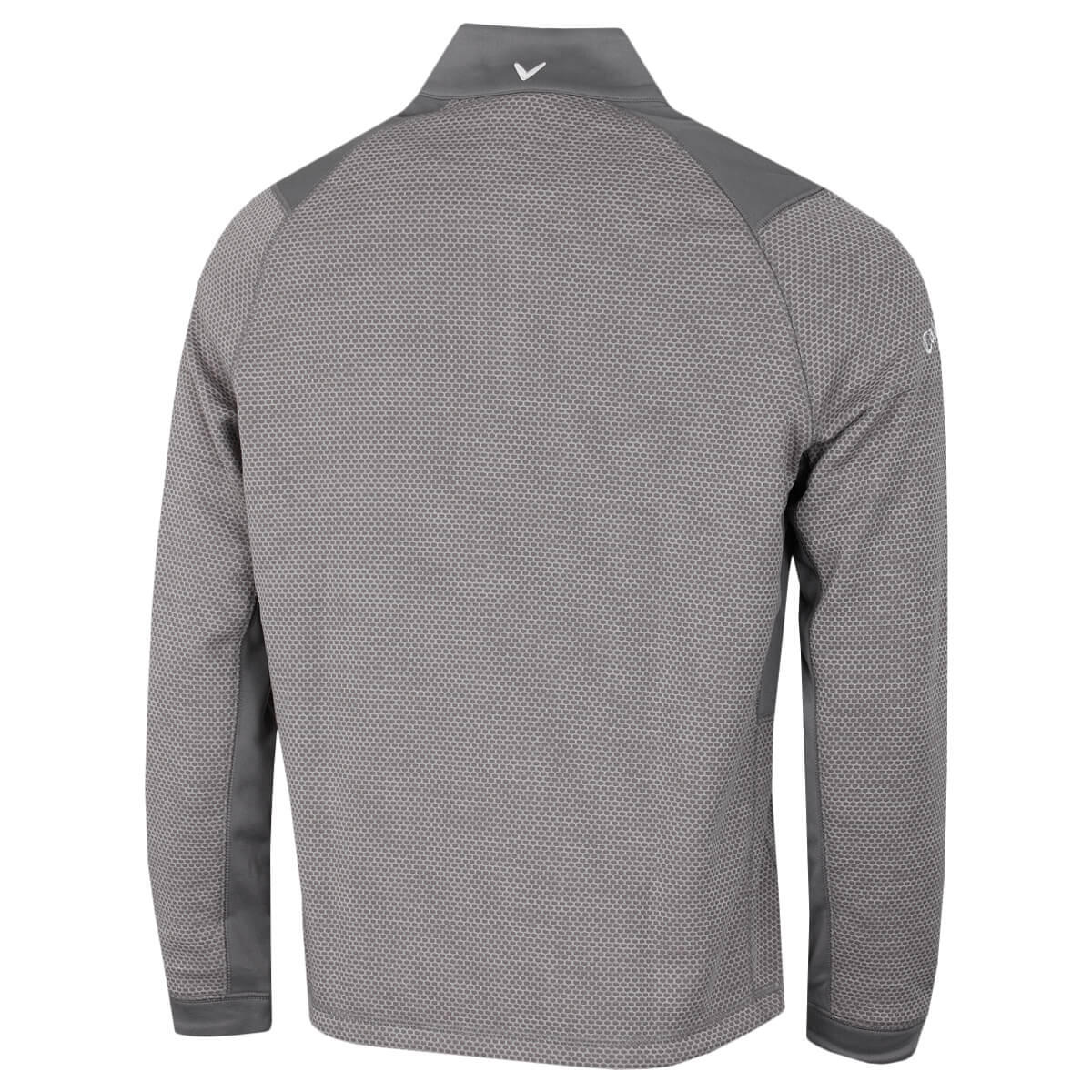 Callaway Golf Mens Hex Fleece Sweater - Medium Grey Heather - S
